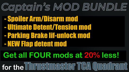 Captain's Mod Bundle for the TM TCA Quadrant - Get all 4 mods at 20% OFF for a limited time offer!