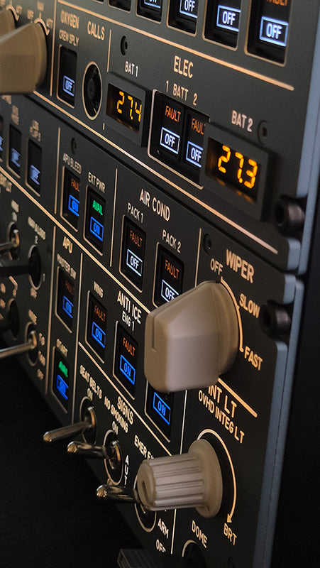 **PRE-ORDER**  A320 Compact Overhead Panel